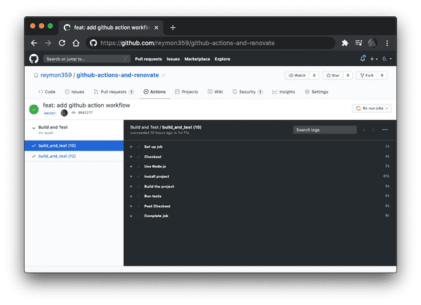 GitHub Actions Workflow